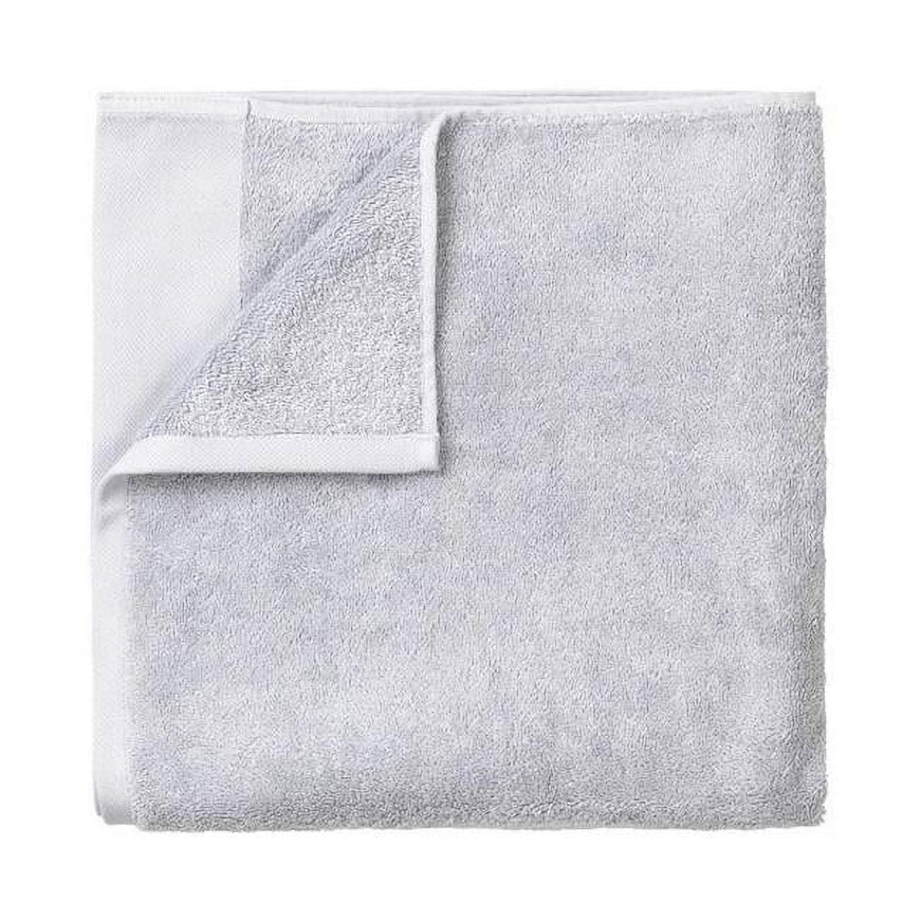 Riva Organic Terry Bath Towel - Micro Chip - 12 x 20 in. - Set of 2 - Eco-Friendly