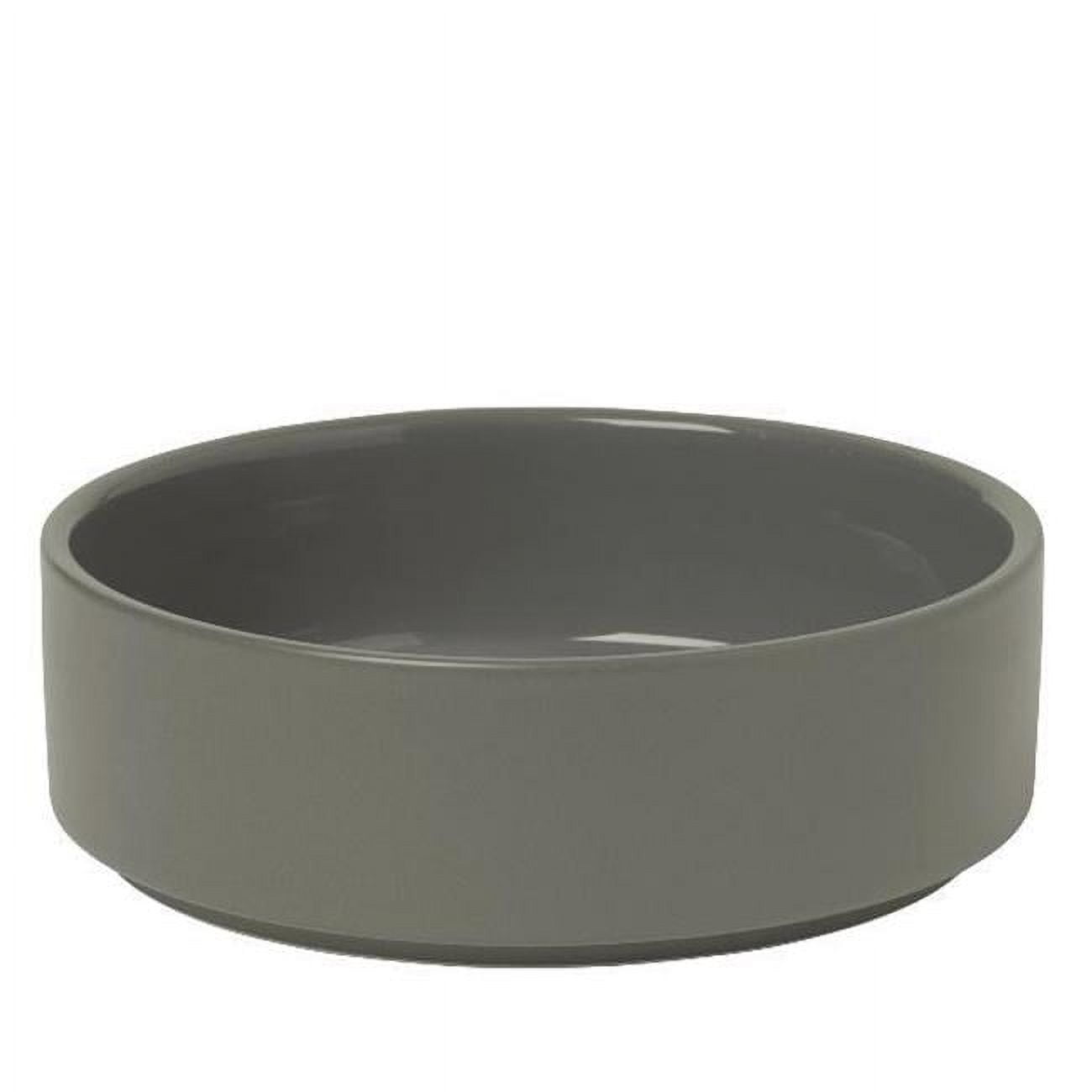 Picture of Blomus 63979.4 6 in. Pilar Shallow Bowl, Pewter - Set of 4