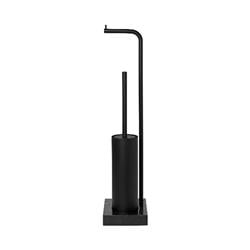 Modo Toilet Butler with Brush Holder, Black
