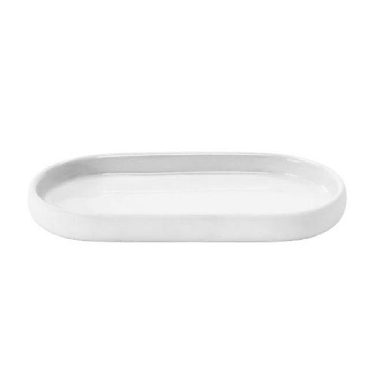 Picture of Blomus 66277 3.875 x 7.5 in. Sono Oval Tray, White