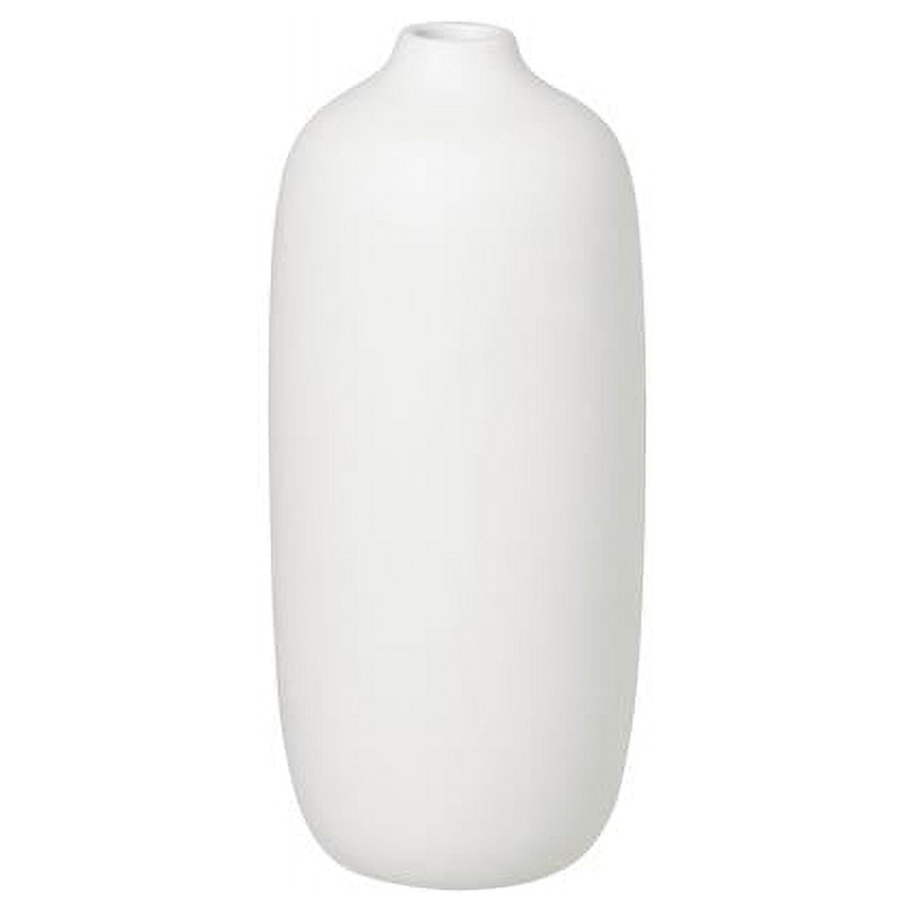 Picture of Blomus 66167 180 mm Ceola Ceramic Vase, White