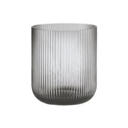 6.1 x 5.5 in. Ven Hurricane Lamp, Smoke