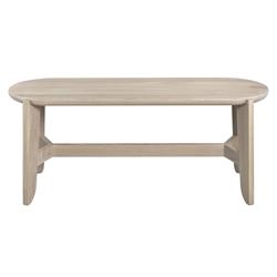 17.7 x 43.3 x 15.5 in. Eli Oak Bench