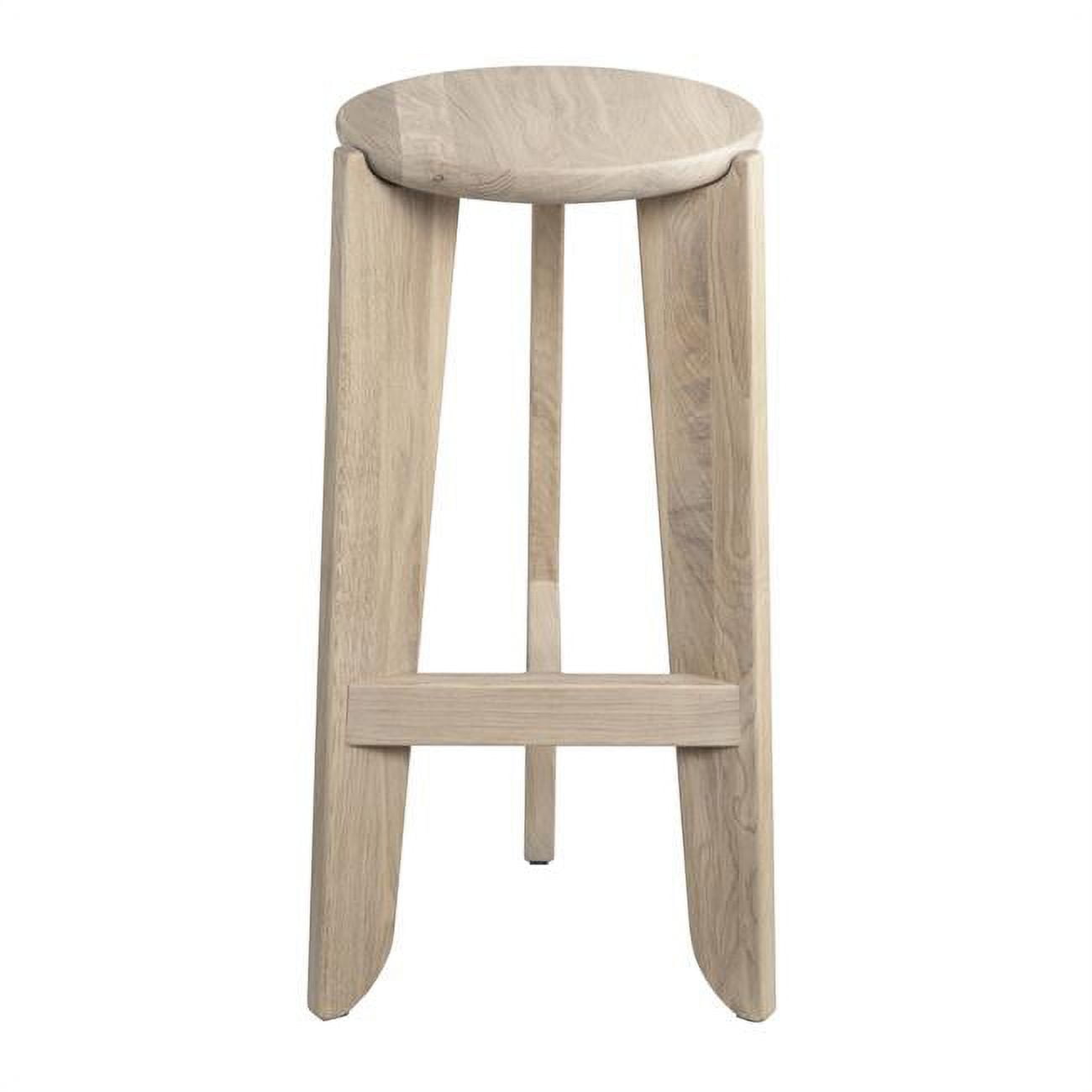 30 x 16.1 x 16.1 in. Eli Oak Bar Stool