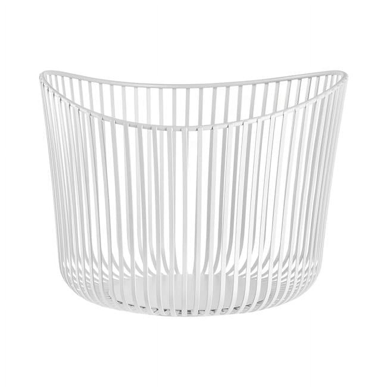 Picture of Blomus 66431 Modo Storage Basket&#44; White Powder Coated Steel