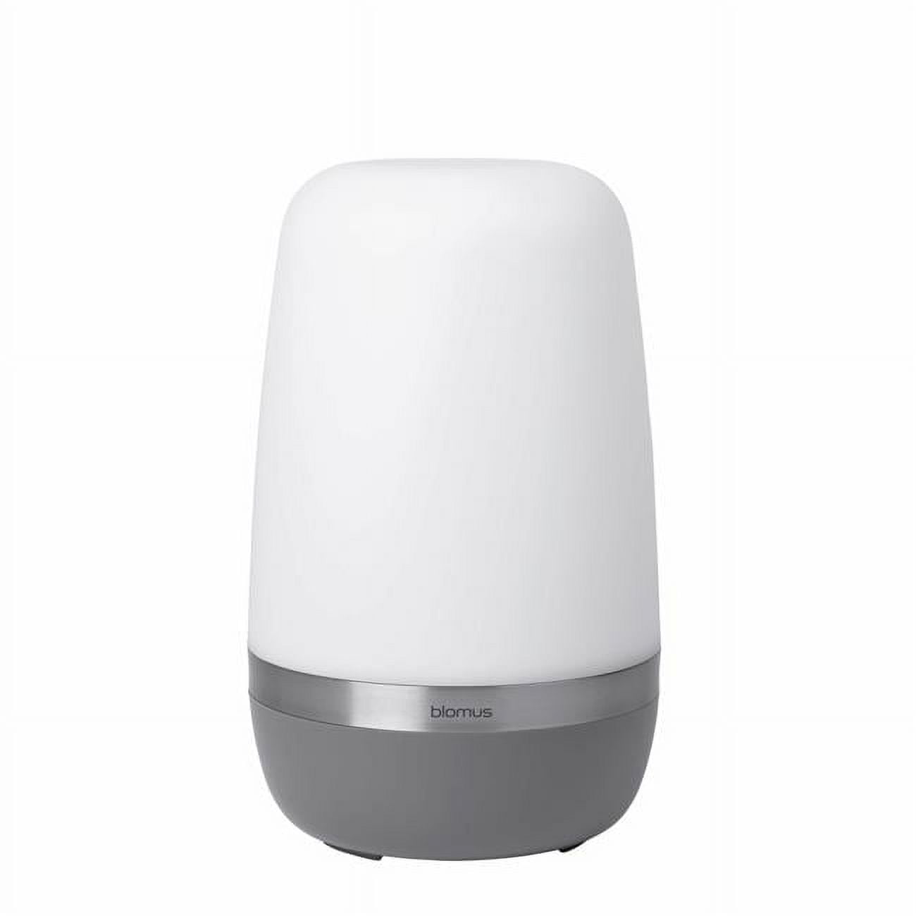 Picture of Blomus 66236 Spirit Outdoor LED Rechargeable XL Lamp, Warm Grey