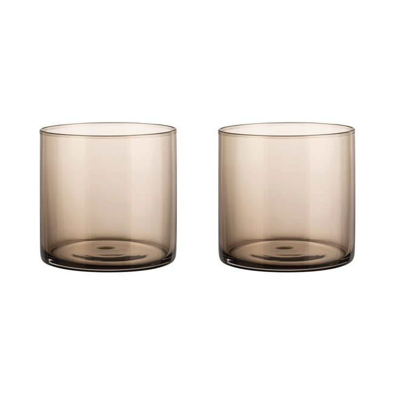 Picture of Blomus 64285 7 oz Mera Low Ball Drinking Glasses, Coffee - Set of 2