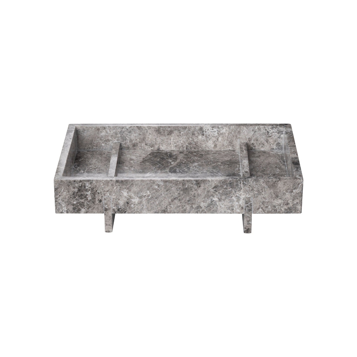 Picture of Blomus 66663 ABENTO Marble Tray - Tundra Marble - Sharkskin Gray