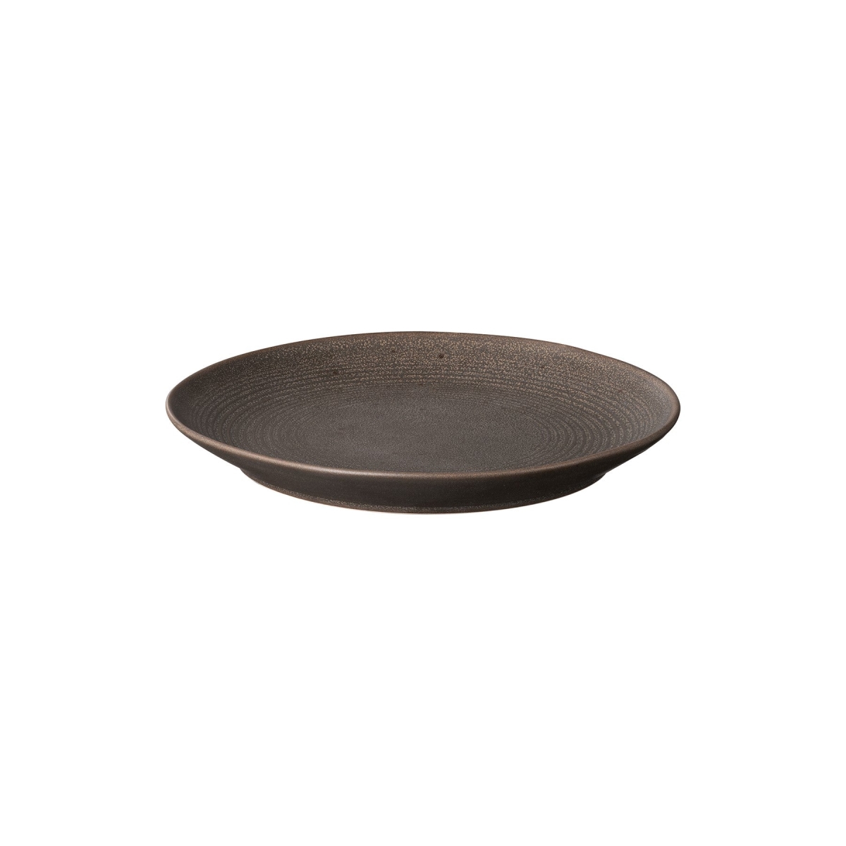 64412 8.3 in. KUMI Sto are Dessert Plate - Espresso
