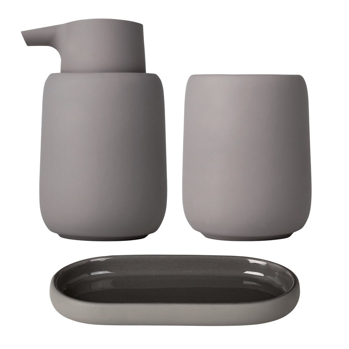 36105 SONO Bathroom Accessory Set - Satellite Taupe