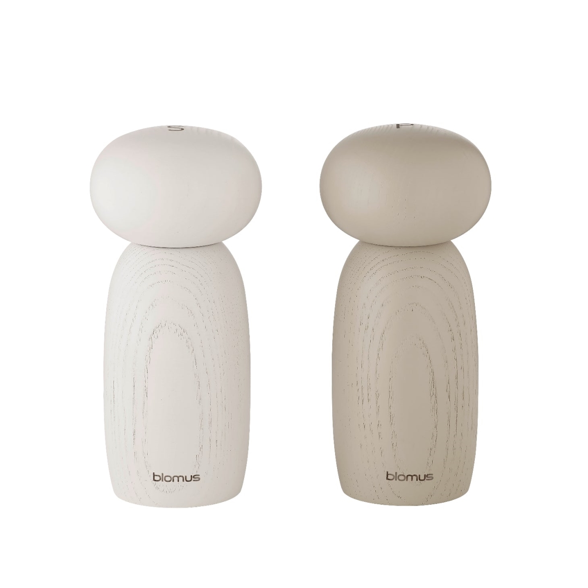 64698 MOLI Salt & Pepper Mill Set - Moonbeam & Beige - Set of 2
