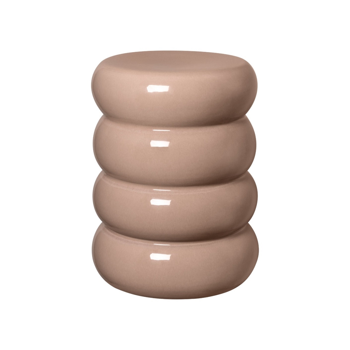 67118 TORU Round Ceramic Side Table - Fungi