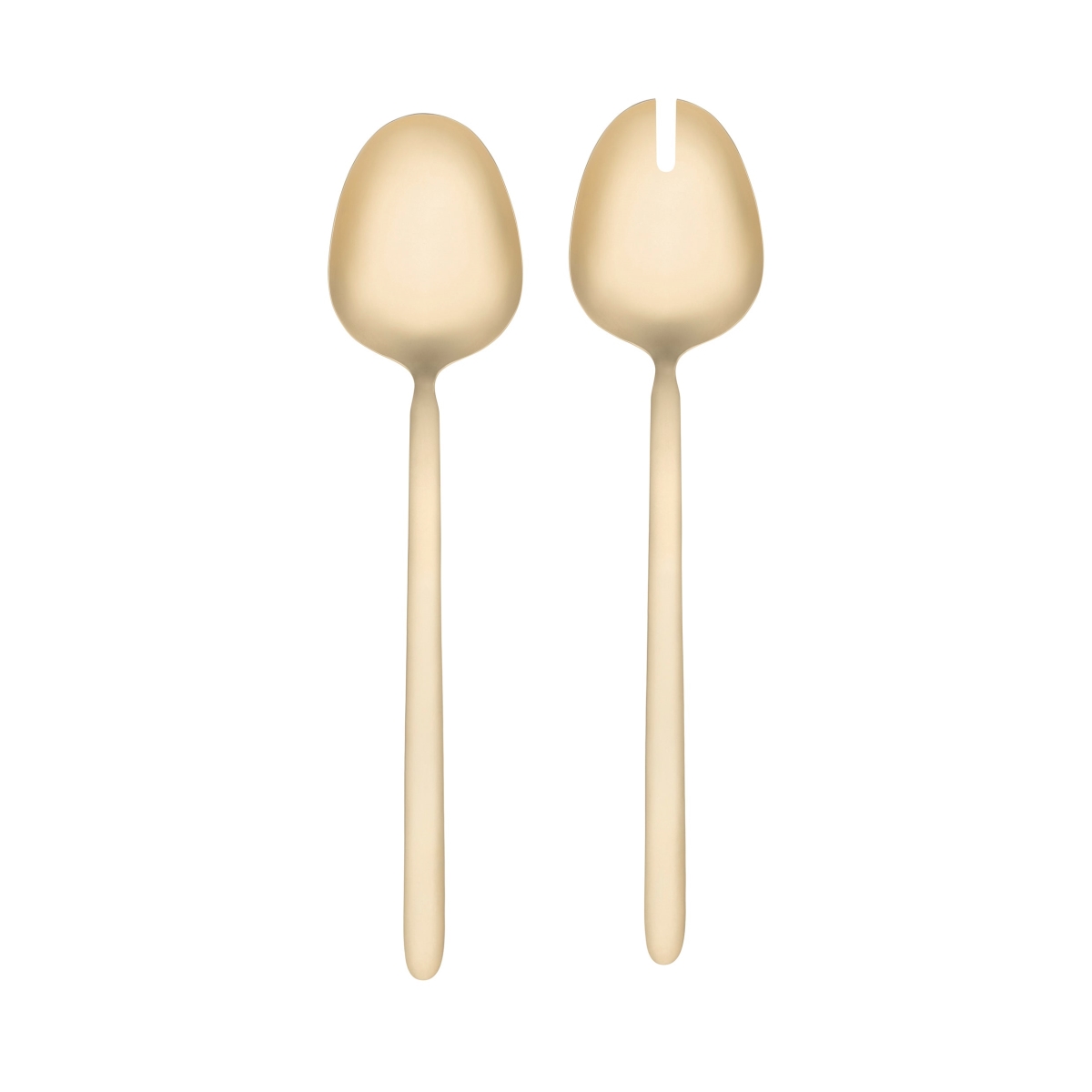 Picture of Blomus 64476 STELLA Salad Servers - PVD Coated Stainless Steel - Champagne & Gold