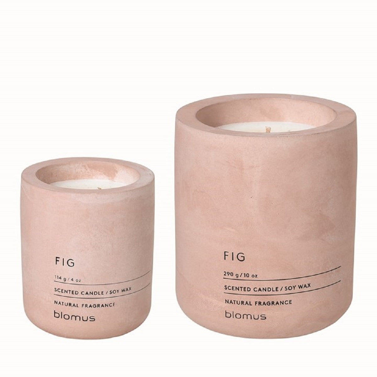 33103 FRAGA Candle Set Container with Fig Scent - Rose Dust
