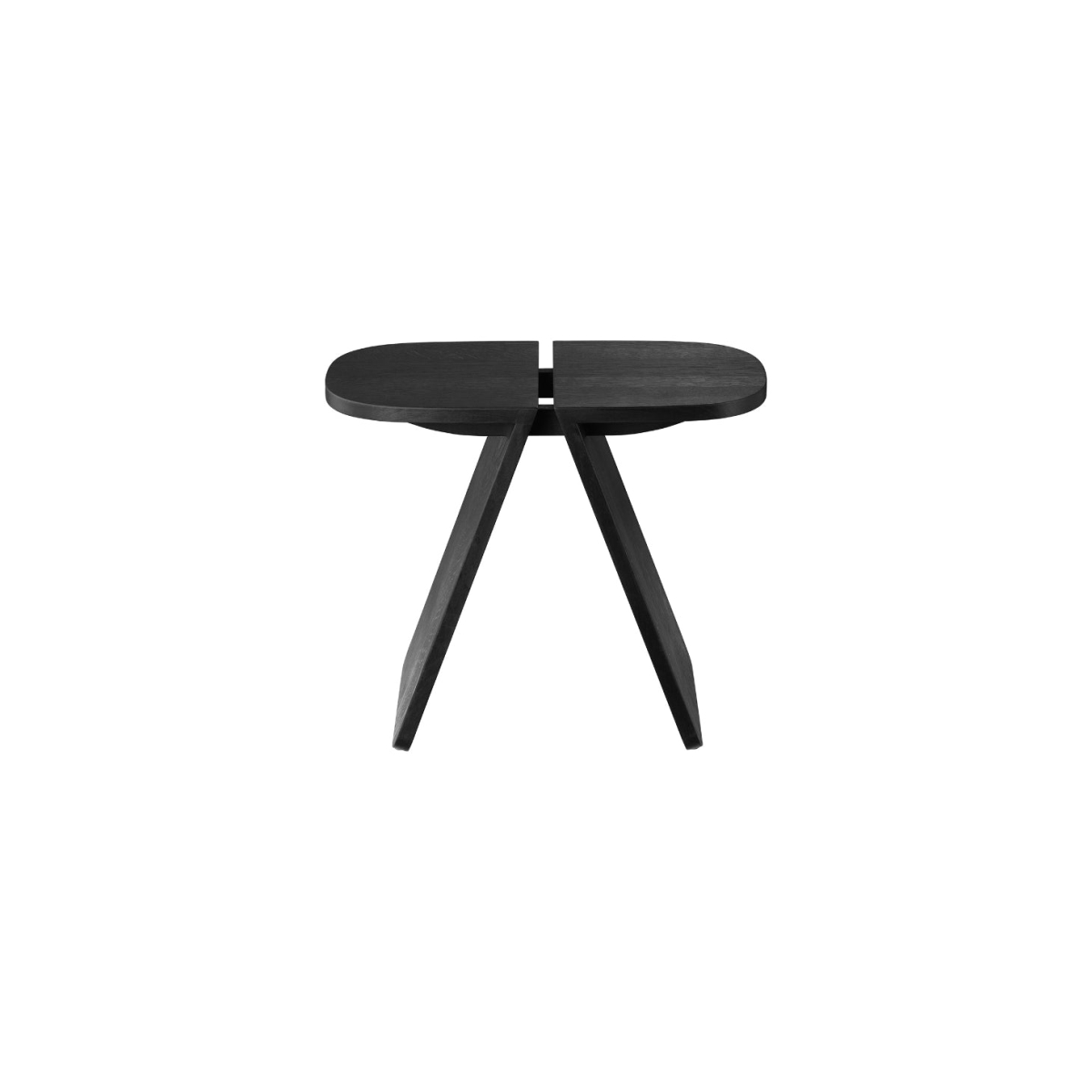 66695 17.7 x 21.7 x 11.8 in. AVIO Oak Side Table - Black