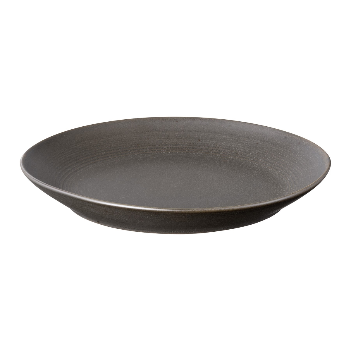 Picture of Blomus 64421 Kumi Sto are Serving Plate, Espresso - 11.8 in. & 30 cm Dia.