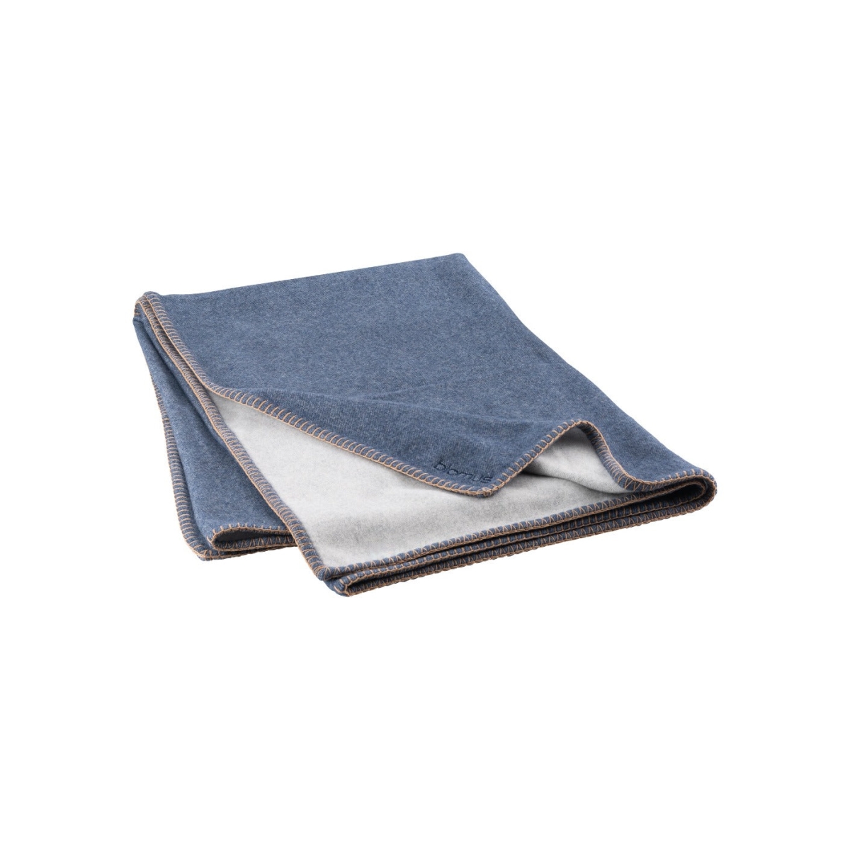 67114 AHWI Wool Throw - Midnight Navy