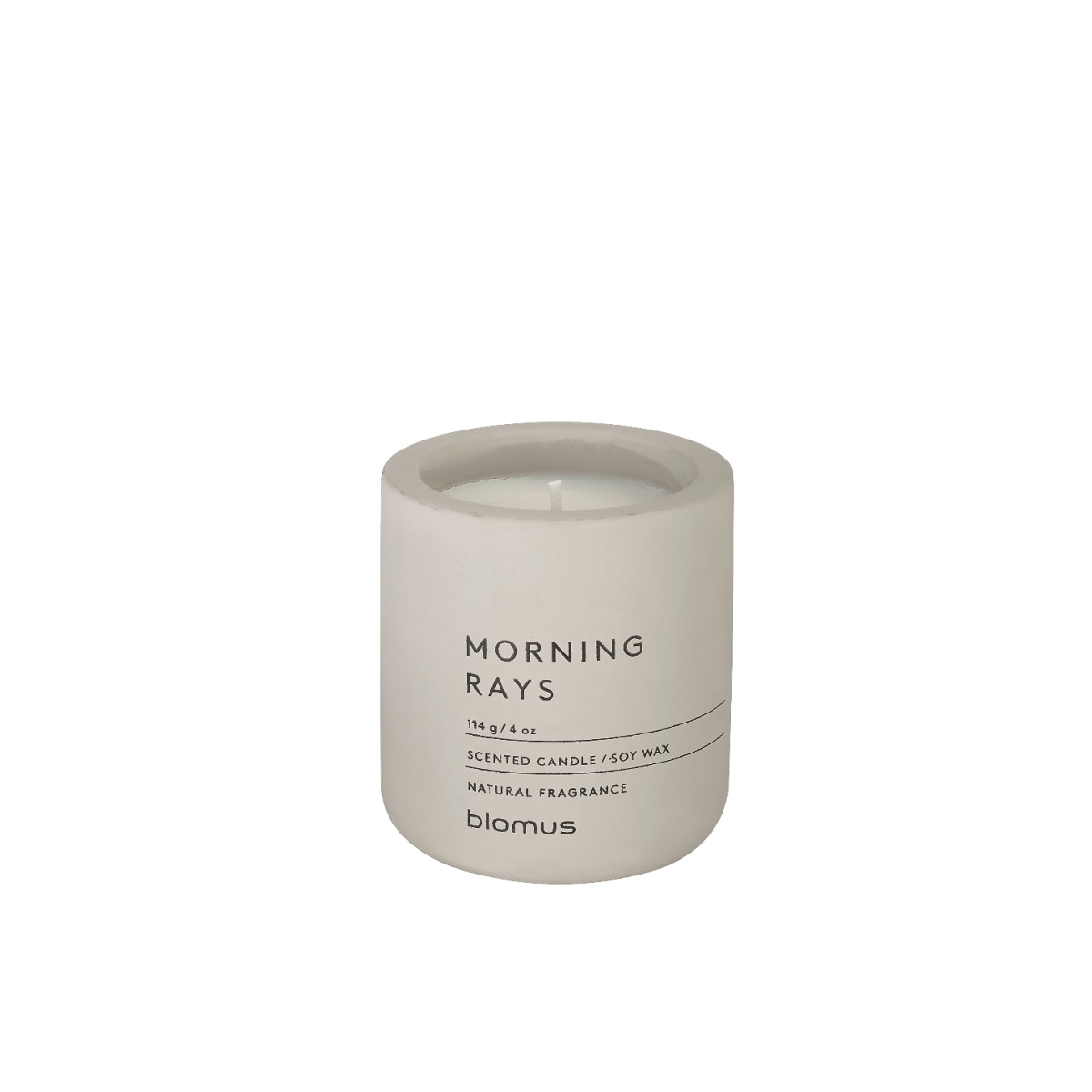 69044 FRAGA Candle with Morning Rays Scent - Moonbeam & Beige - Small