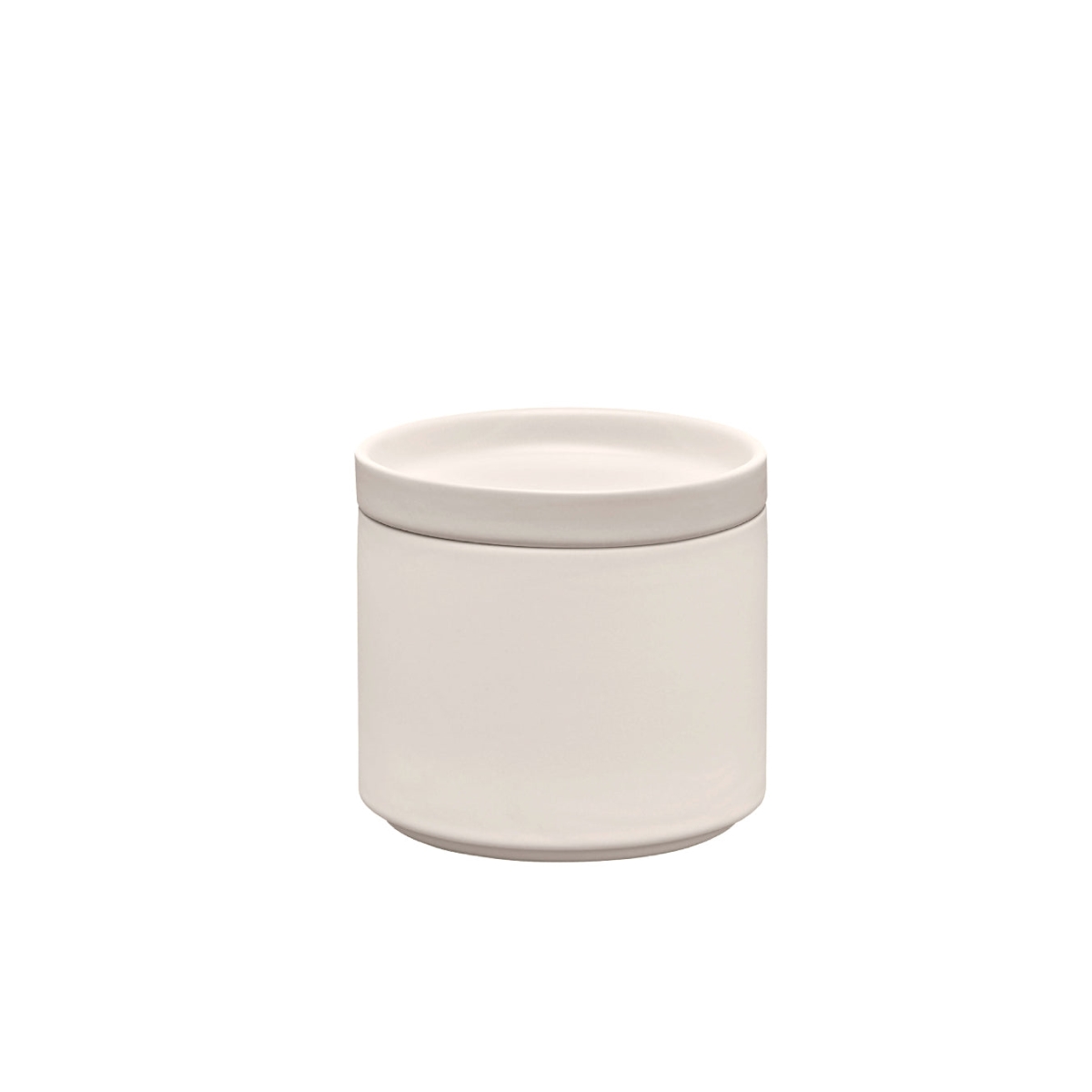 Picture of Blomus 64788 4.25 Cup Pilar Storage Canister, Moonbeam & Cream