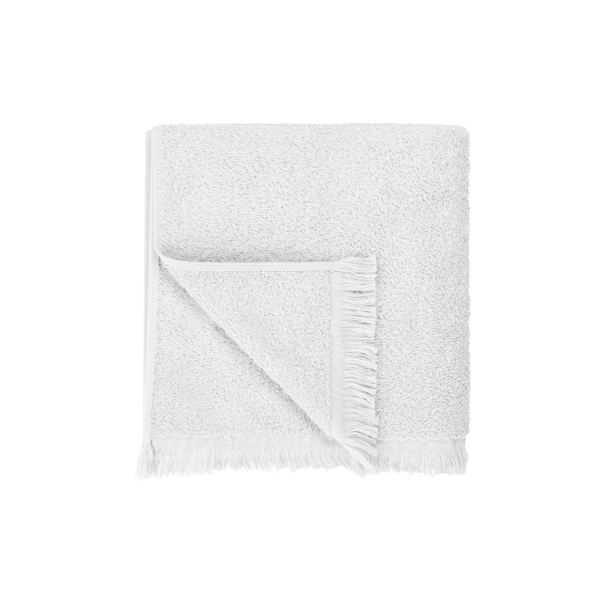Picture of Blomus 66489 20 x 39 in. FRINO Fringed Organic Cotton Terry Hand Towel - White - Extra Large