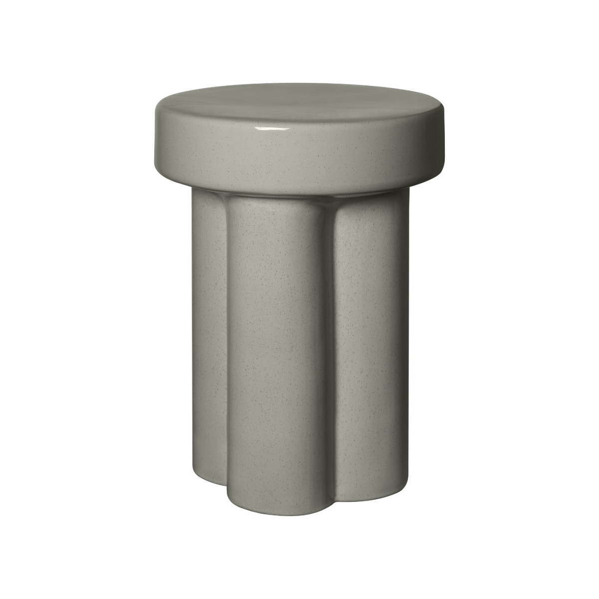 67123 TORU Ceramic Side Table - Elephant Skin