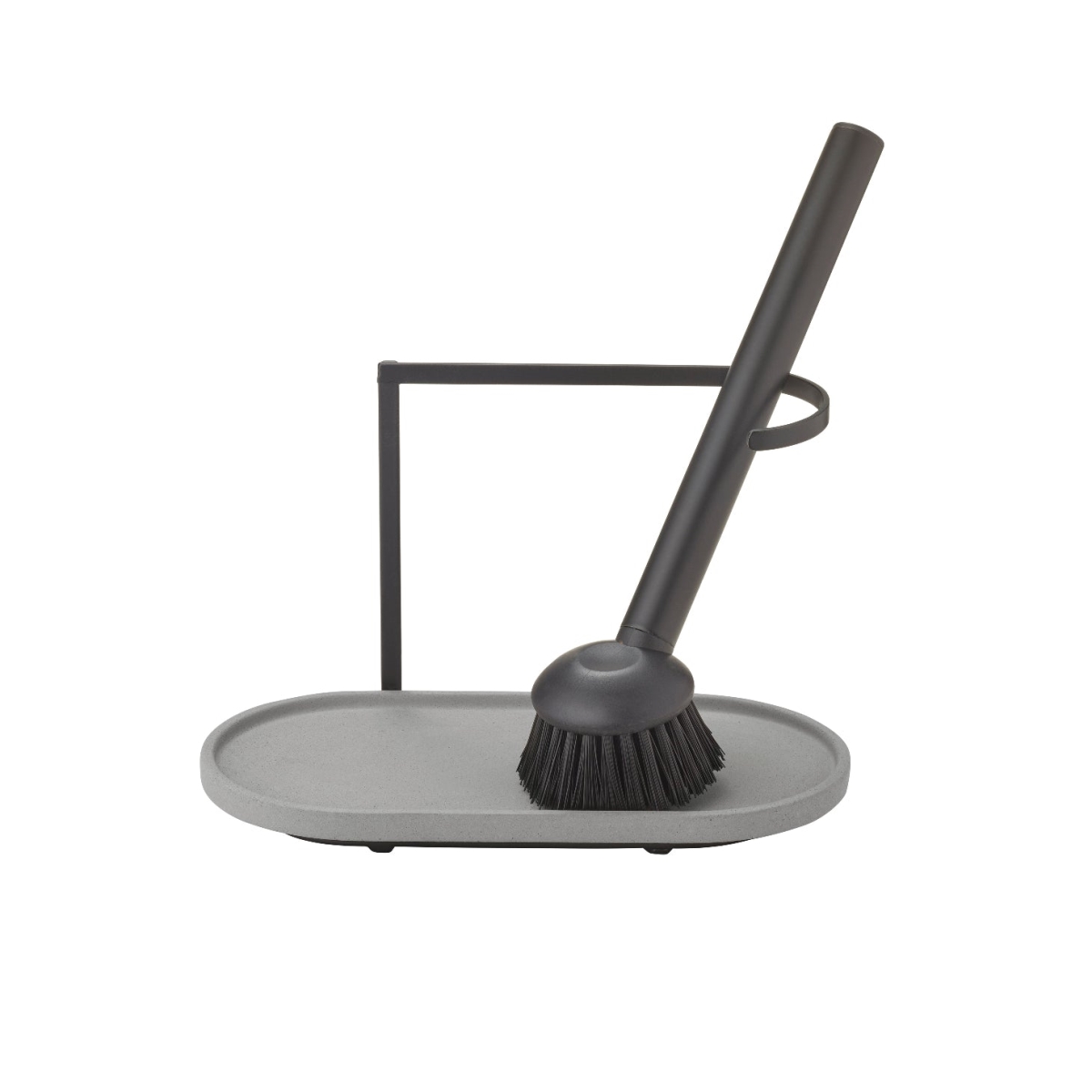64559 DHUVA Dishwashing Set with Brush - Micro Chip & Gray