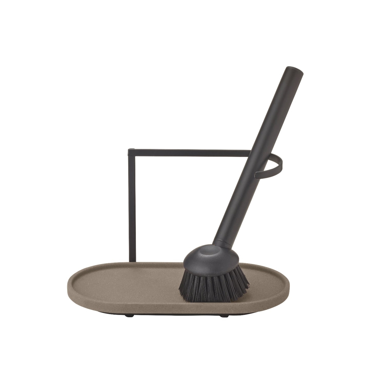 64560 DHUVA Dishwashing Set with Brush - Mourning Dove