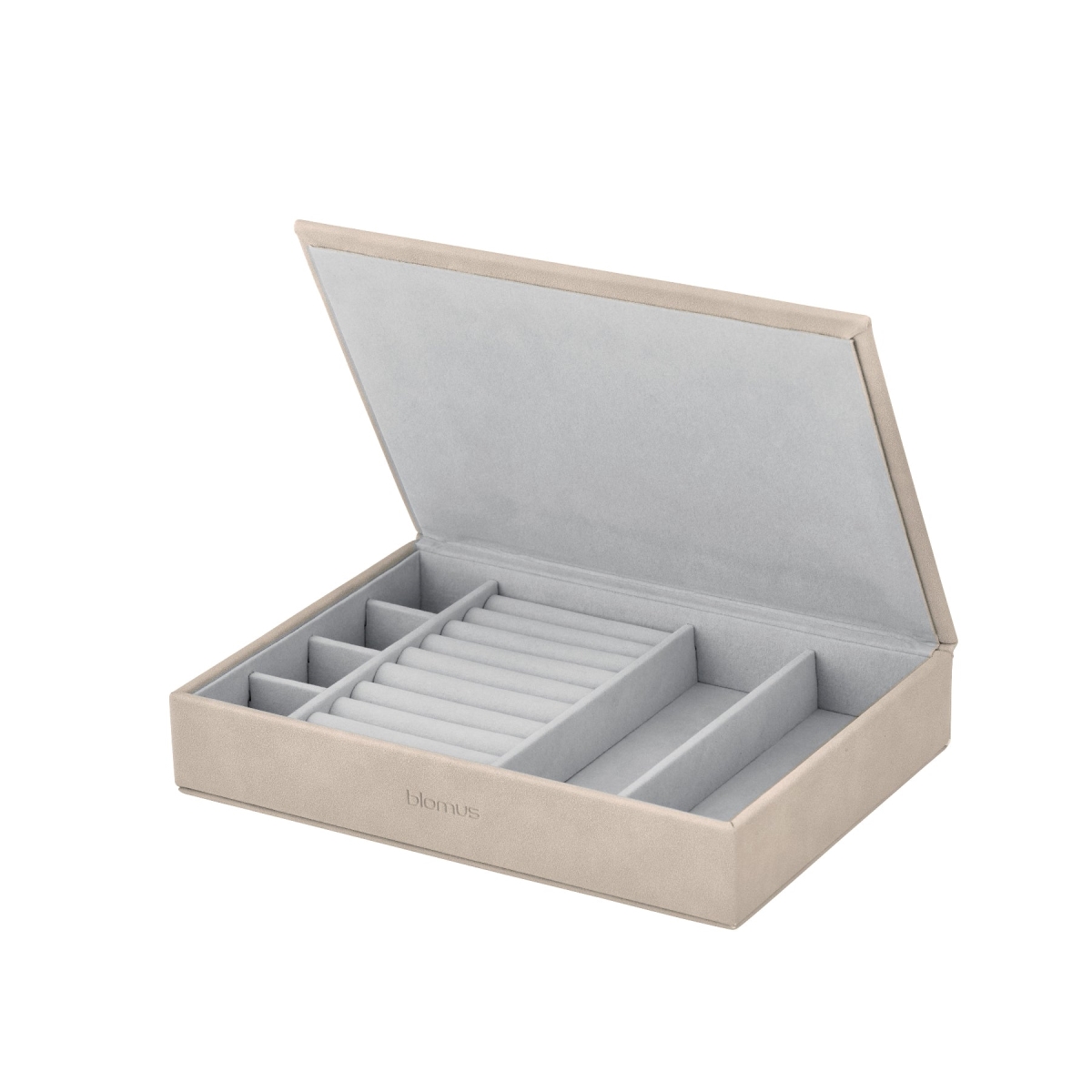 68320 SAHLA Faux Suede Jewelry Box - Nomad - Medium