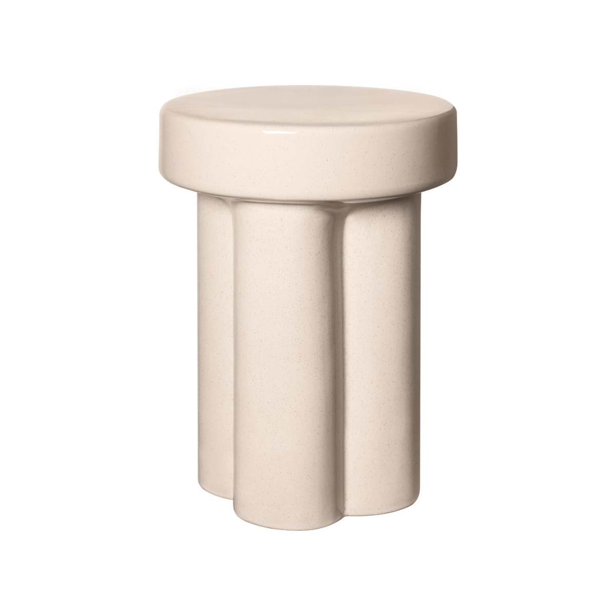 67122 TORU Ceramic Side Table - Off White