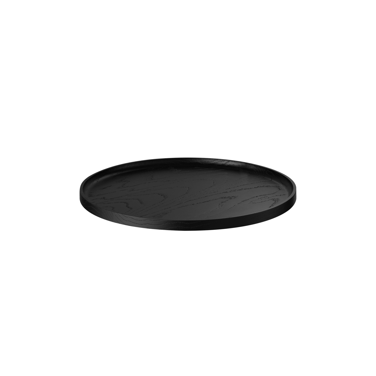 Picture of Blomus 64550 OKU Oak Round Tray - Black - Medium