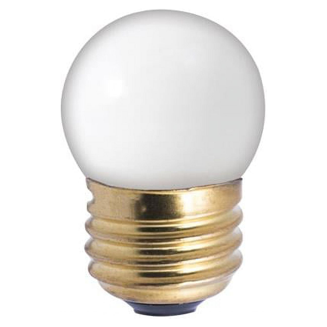 Picture of Bulbrite Pack of (25) 7.5 Watt Dimmable S11 Incandescent Light Bulbs with Medium (E26) Base  Ceramic White