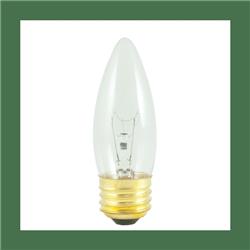 Picture of Bulbrite 861106 Incandescent B10 Medium Screw Base E26 Light Bulb&#44; 40 watt&#44; Clear - Pack of 50