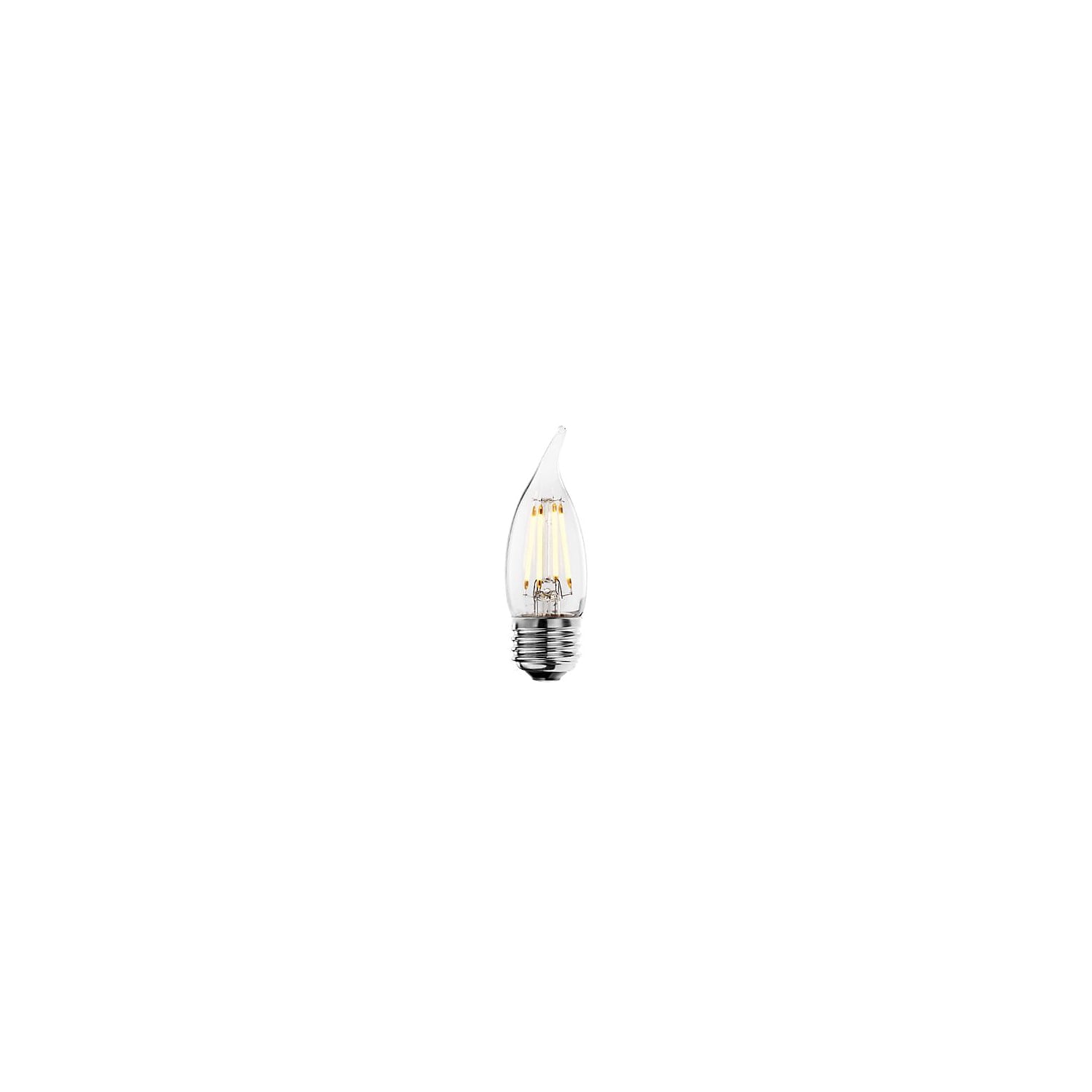 Picture of Bulbrite pack of (4) 4.5W E26 LED CA10 2700K FIlament Bulb