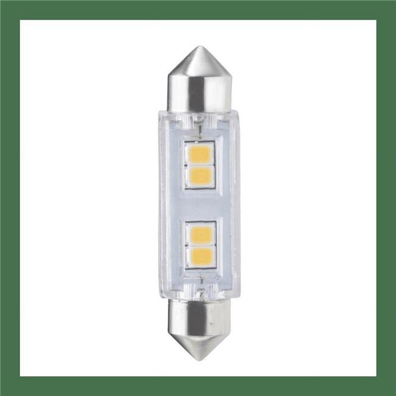 0.8W 24V Clear T3 LED Mini Light Bulbs - Warm White - Pack of 3 - Dimmable