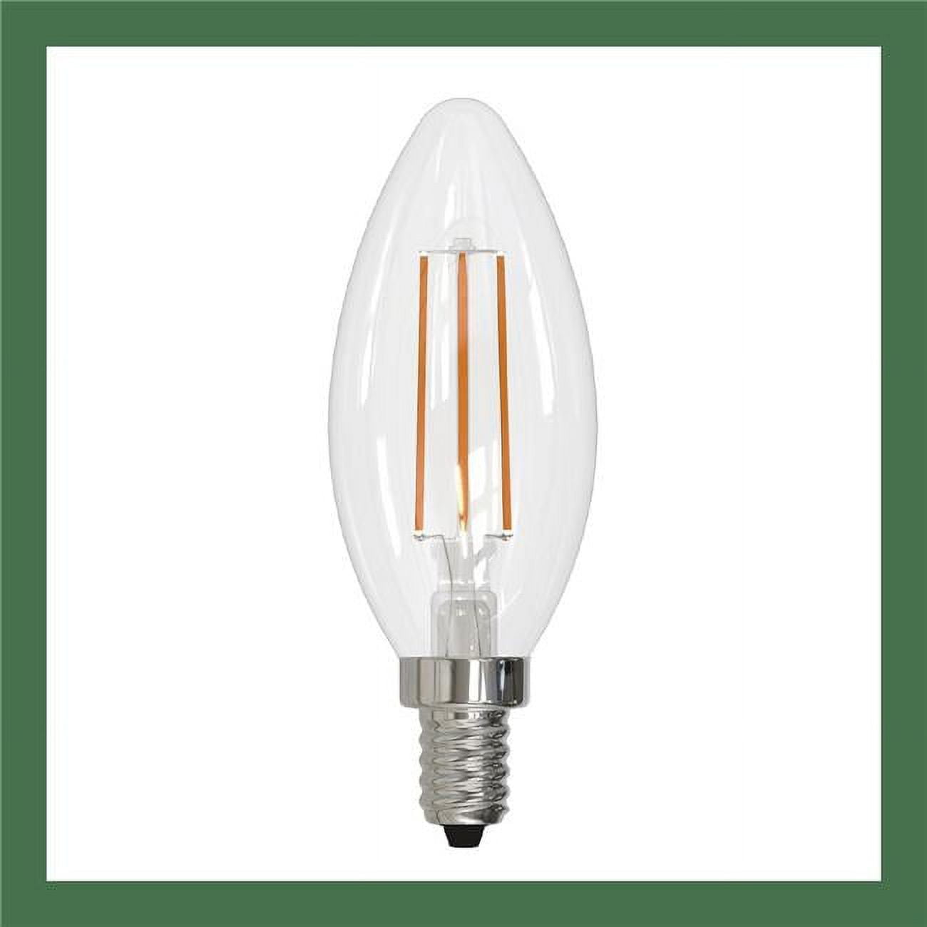Picture of Bulbrite Pack of (4) 5W LED B11 3000K Filament Bulb (Clear Finish)