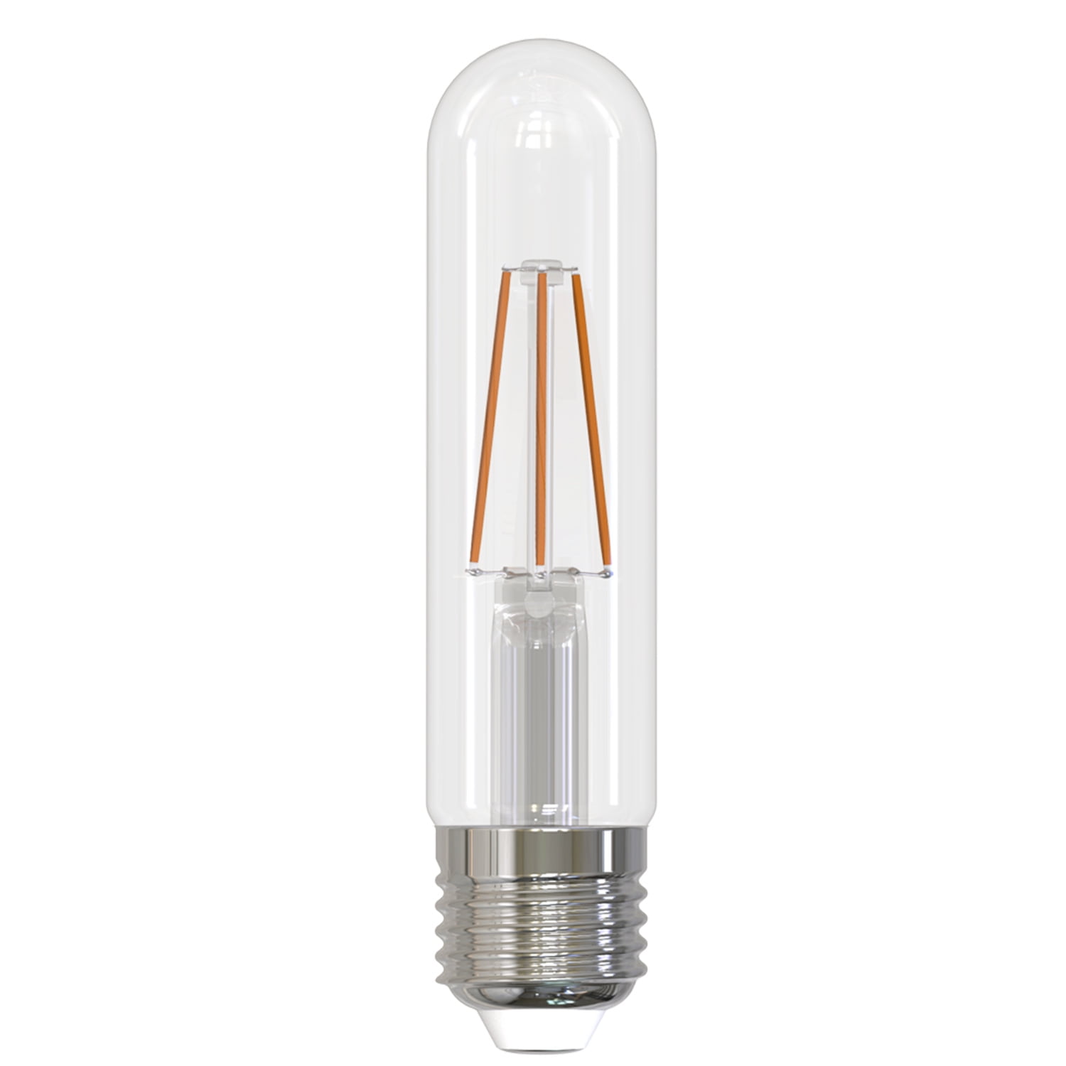 Picture of Bulbrite Pack of (2) 3 Watt Dimmable Clear T9 LED Light Bulbs with Medium (E26) Base  3000K Soft White Light  250 Lumens