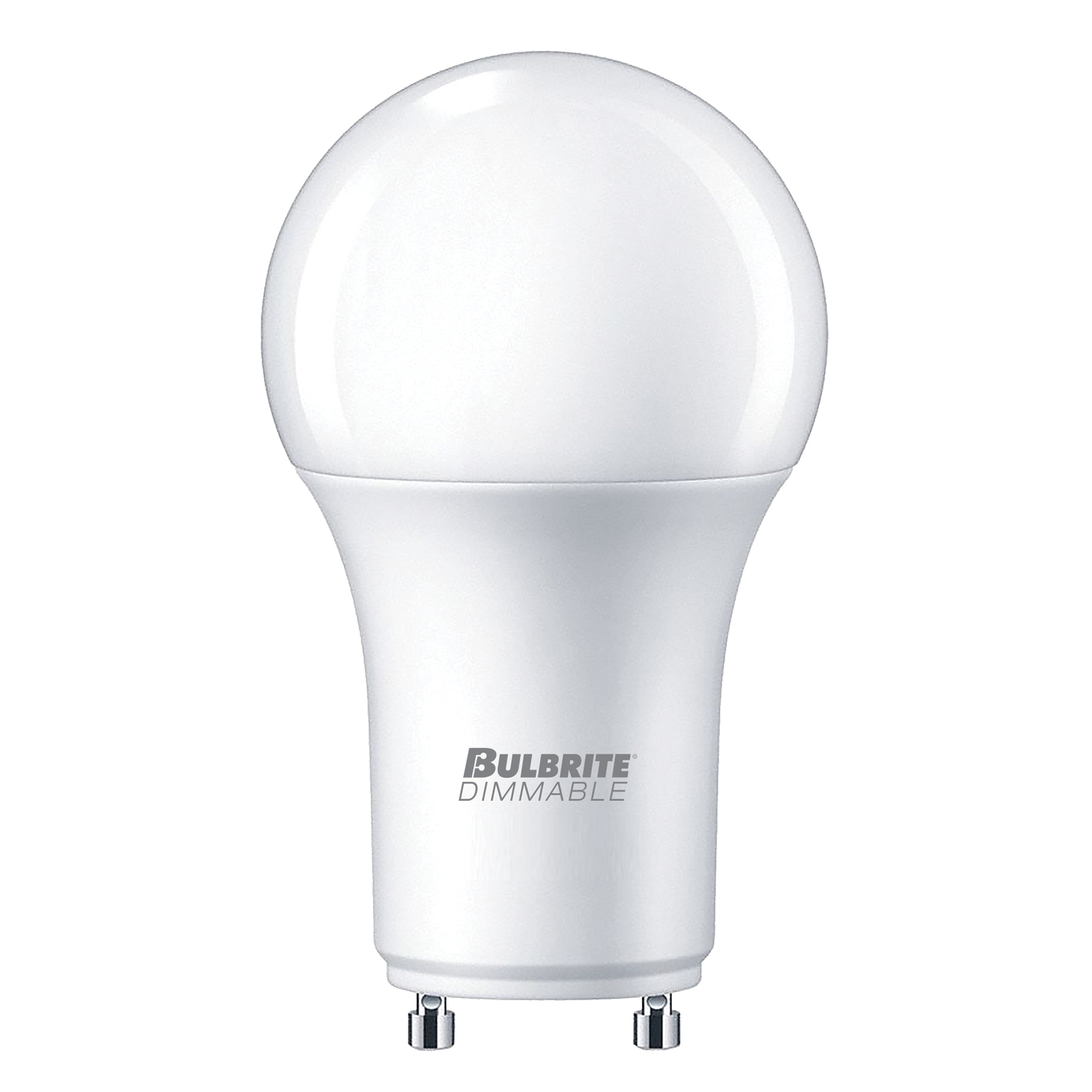 Picture of Bulbrite Pack of (4) 9 Watt Dimmable Frost A19 LED Light Bulbs with Twist and Lock Bi-Pin (GU24) Base  3000K Soft White Light  800 Lumens