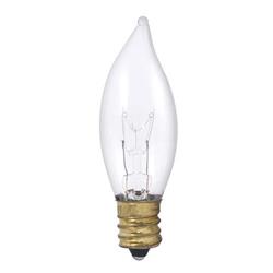 Pack of (50) 40 Watt Dimmable Clear CA8 Incandescent Light Bulbs with Candelabra (E12) Base  2700K Warm White Light