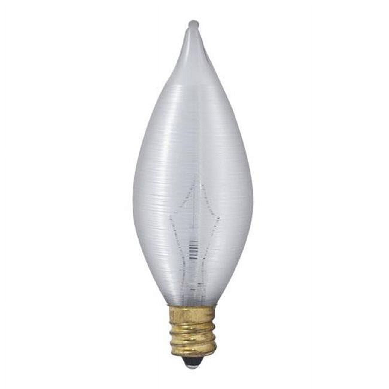 25W Dimmable Satin C11 Spunlite Incandescent Light Bulbs - Satin Finish - Pack of 25 - Vintage Style