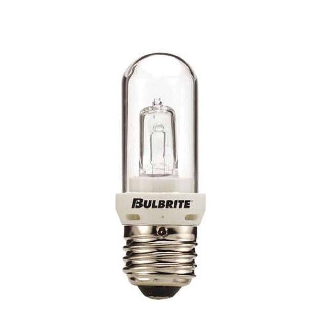 Pack of (5) 75 Watt 120V Dimmable Clear T8 Double Envelope Halogen Mini Light Bulbs with Medium (E26) Base  2900K Soft White Light -  Bulbrite, 861992