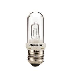 Pack of (5) 100 Watt 120V Dimmable Clear T8 Double Envelope Halogen Mini Light Bulbs with Medium (E26) Base  2900K Soft White Light