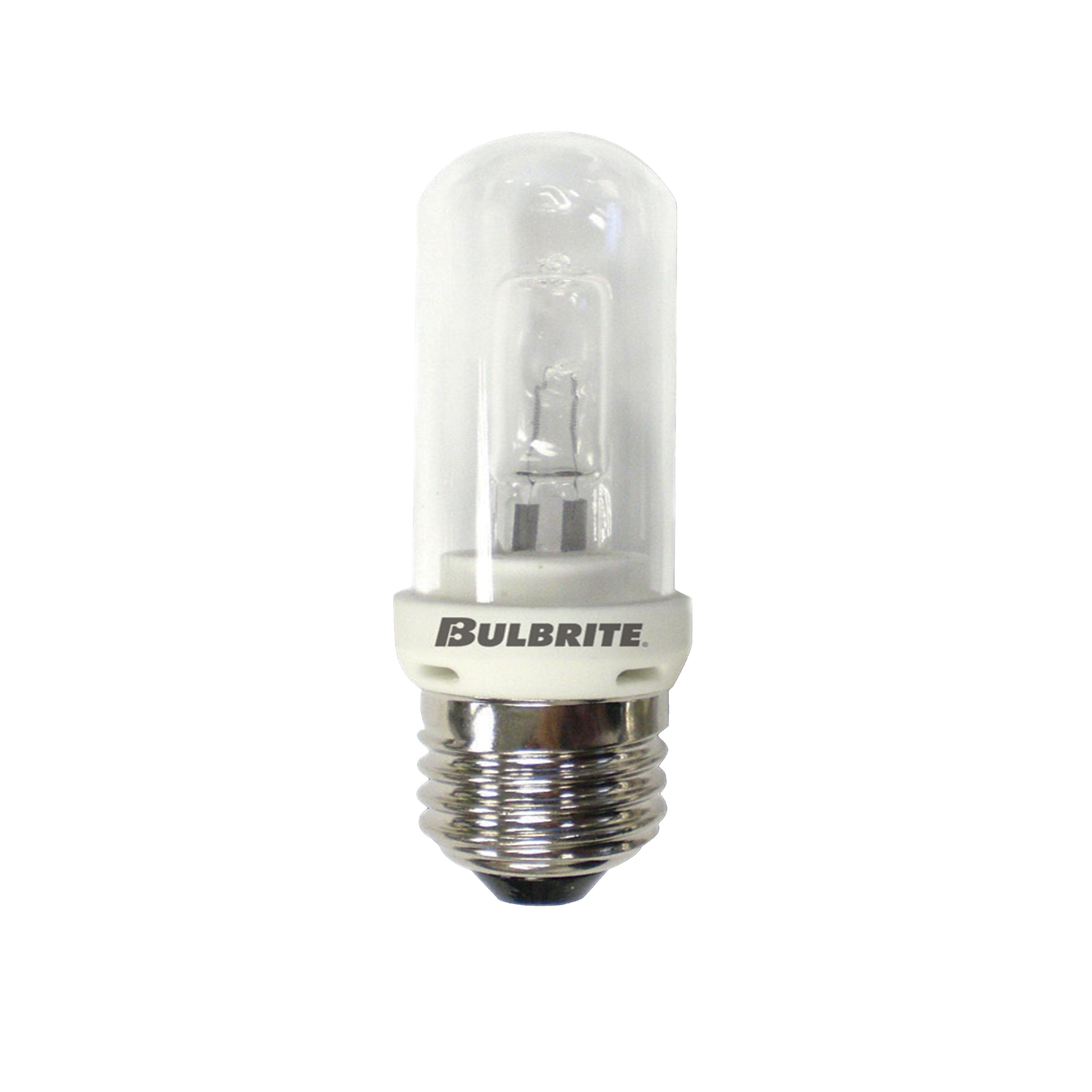 Pack of (5) 150 Watt 120V Dimmable Clear T8 Double Envelope Halogen Mini Light Bulbs with Medium (E26) Base  2900K Soft White Light