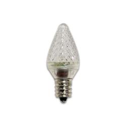 0.6W C7 LED Light Bulbs - Clear - Pack of 25 - Warm White 2700K