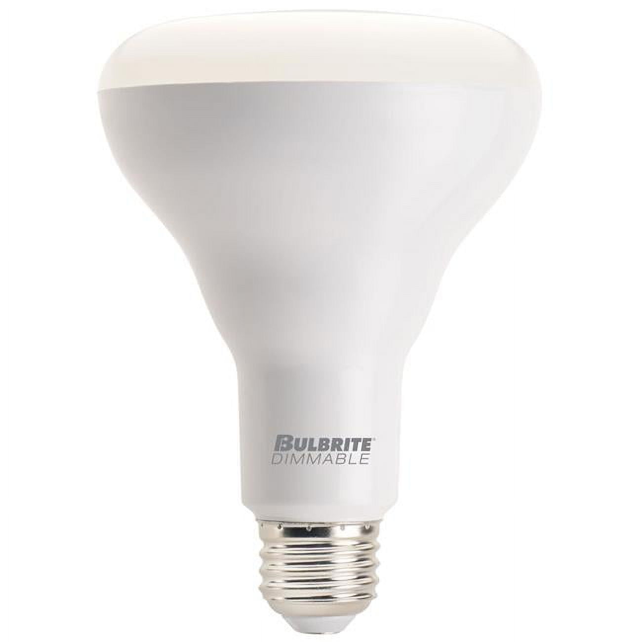 862807 LED Filament 8 W Dimmable BR30 Light Bulbs with Frost Glass Finish & Medium E26 Base - 2700K Warm White Light, 650 Lumens, Pack of 4