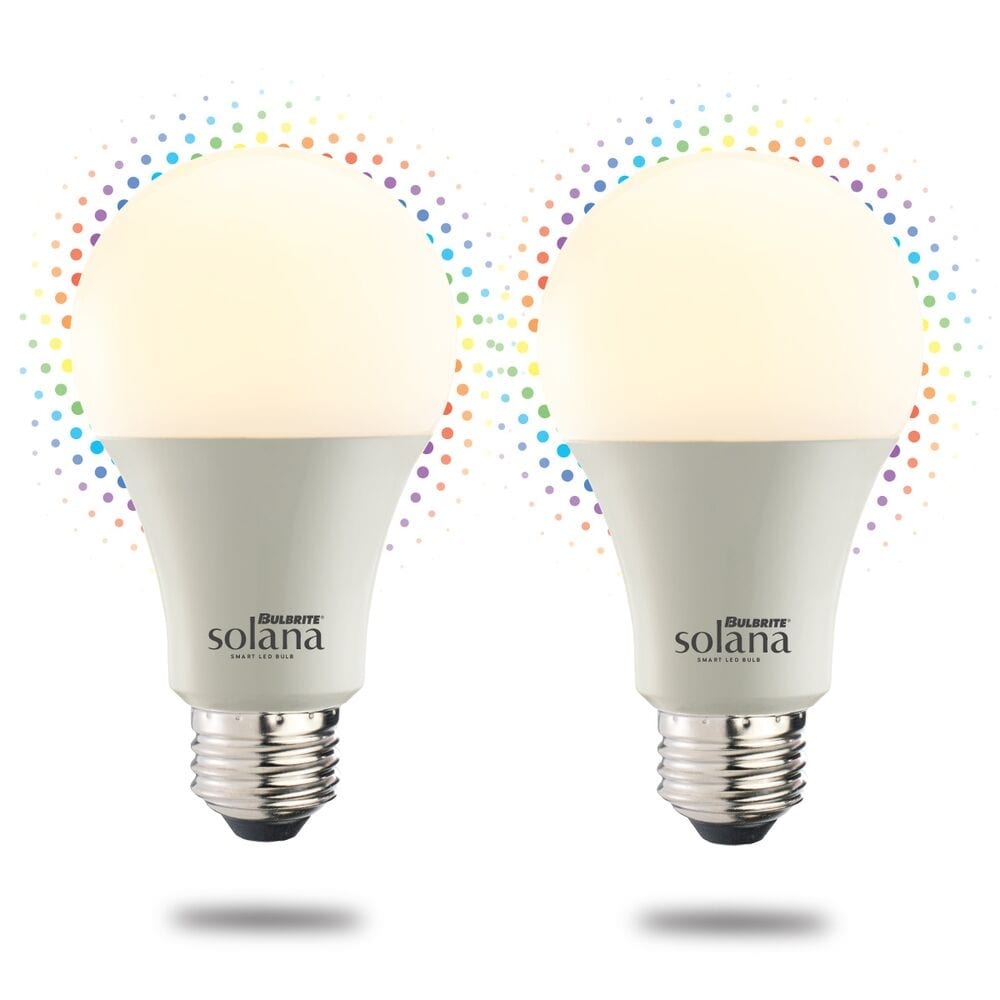 861700 8W A19 Shape Smart White LED Light Bulb with Wi-Fi, Frost - 60W - Pack of 4 -  Bulbrite