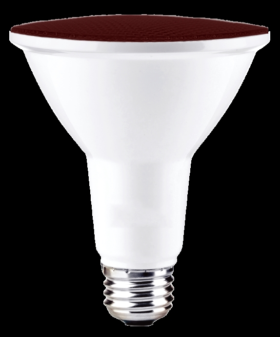 90-W Equivalent, Red Color PAR38 Weatherproof Outdoor E26 Medium Base Flood LED Light Bulb COLOR
