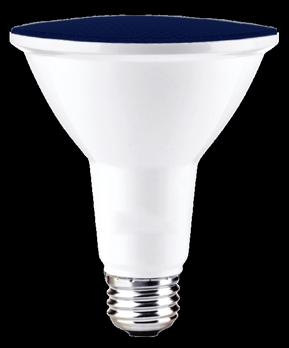 90-W Equivalent, Blue Color PAR38 Weatherproof Outdoor E26 Medium Base Flood LED Light Bulb COLOR