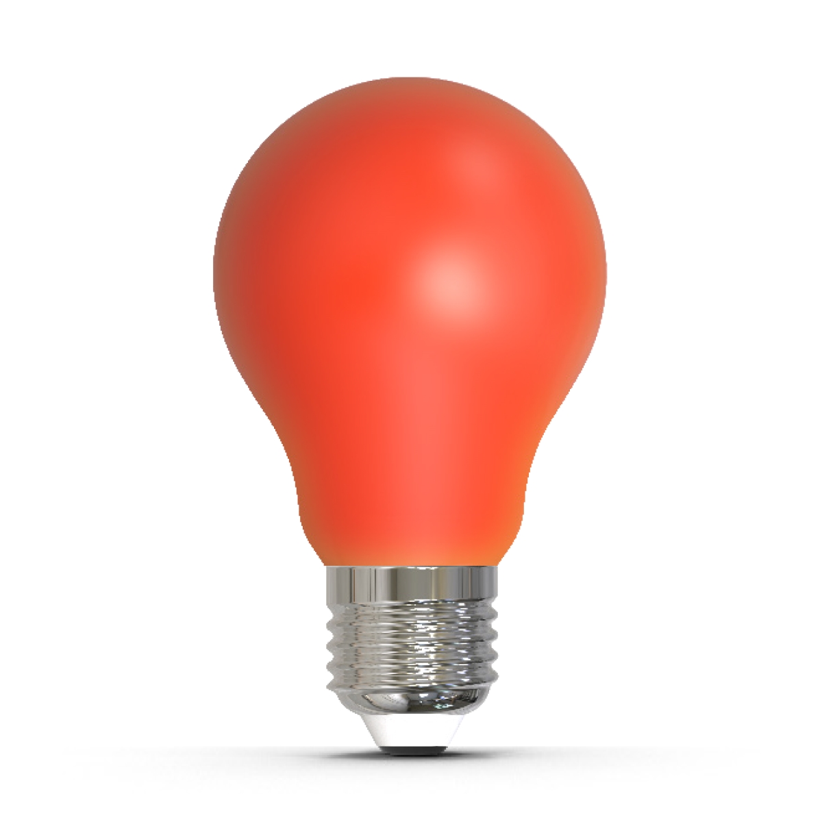 25W Equivalent Ceramic Red Color A19 Weatherproof Outdoor E26 Medium Base FloodLED Light Bulb,10PK