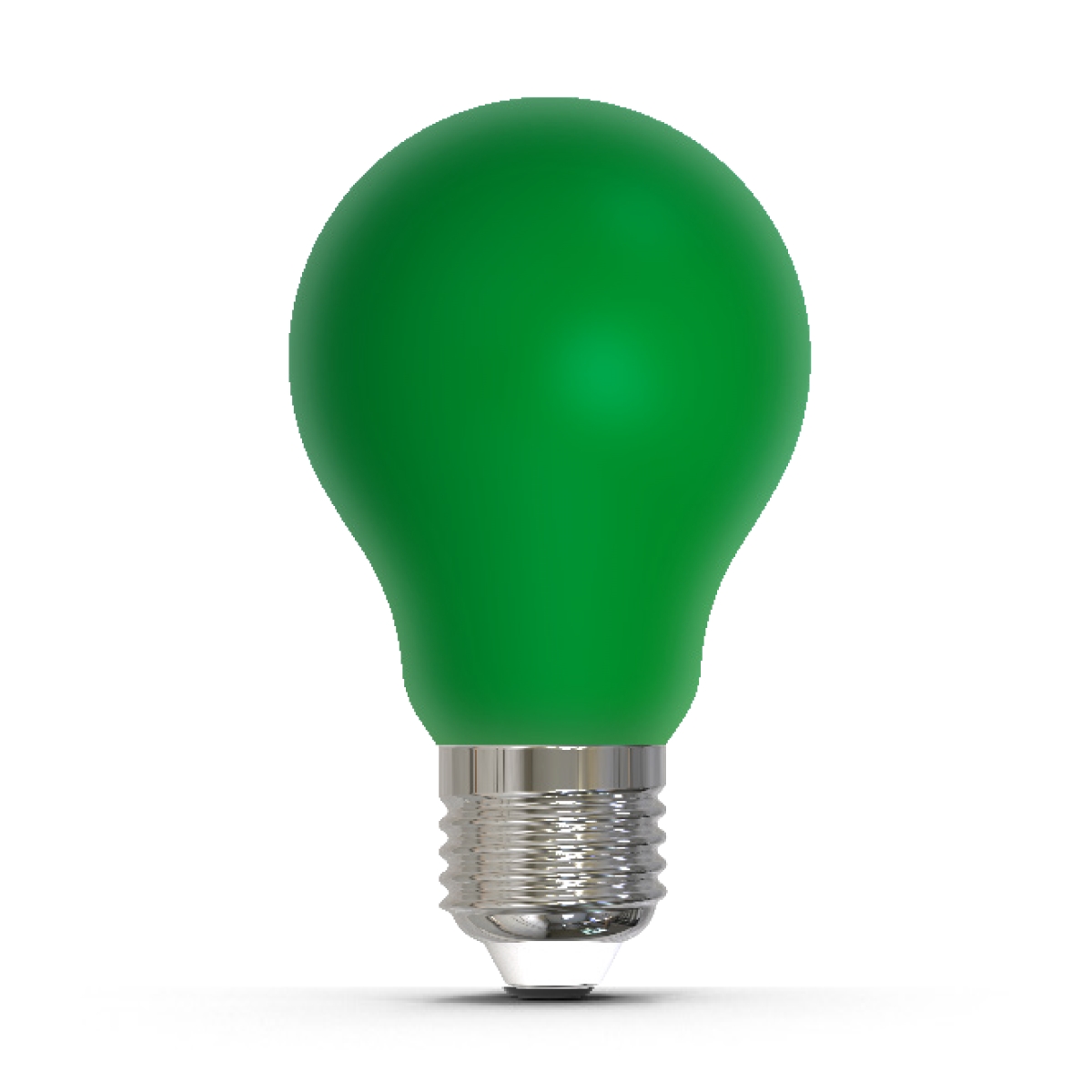 25-Watt Equivalent Ceramic Green Color A19 Weatherproof Outdoor E26 Medium BaseLED Light Bulb, 10PK