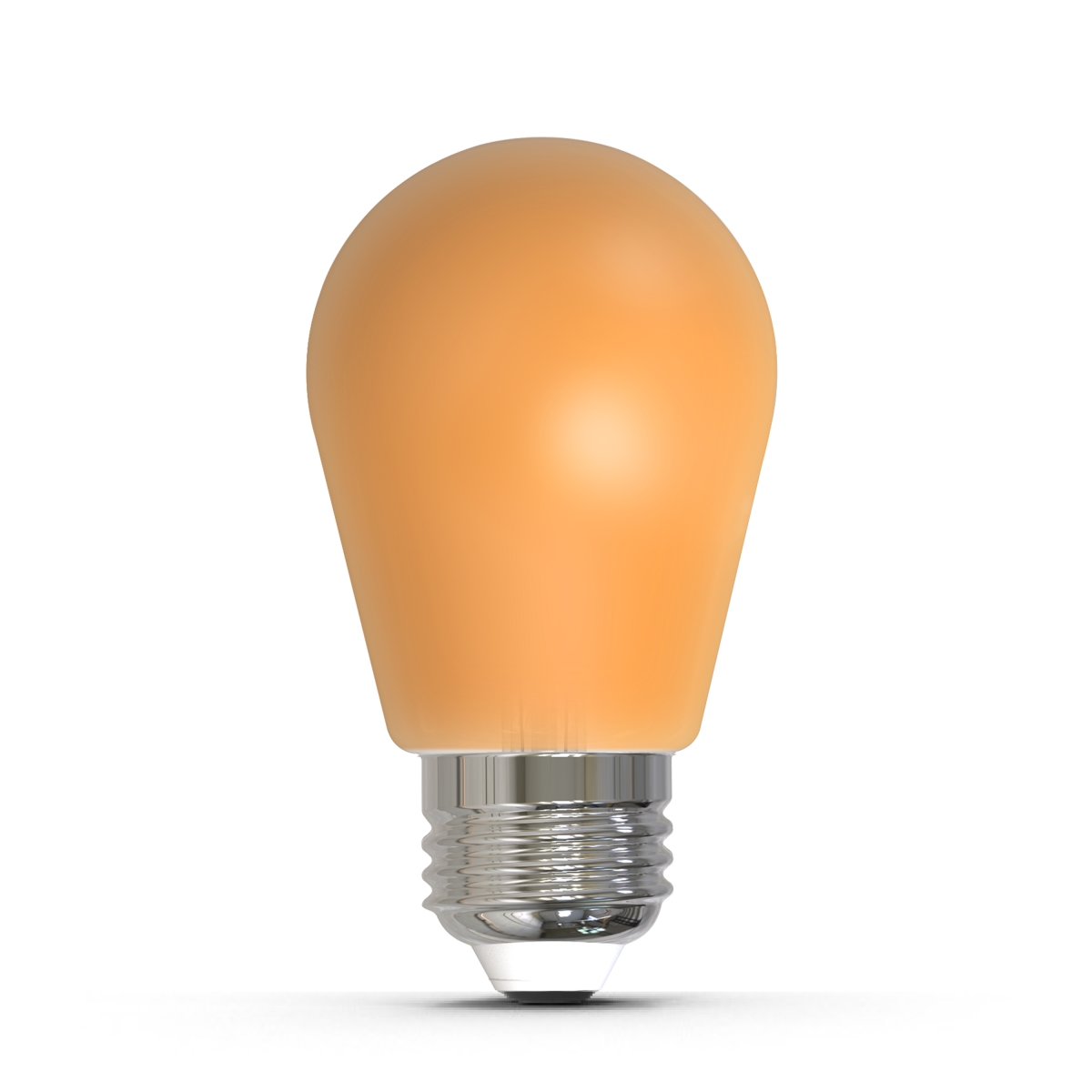 25W Equivalent Ceramic Amber Color S14 Weatherproof Outdoor E26 Medium Base LED Light Bulb,10PK